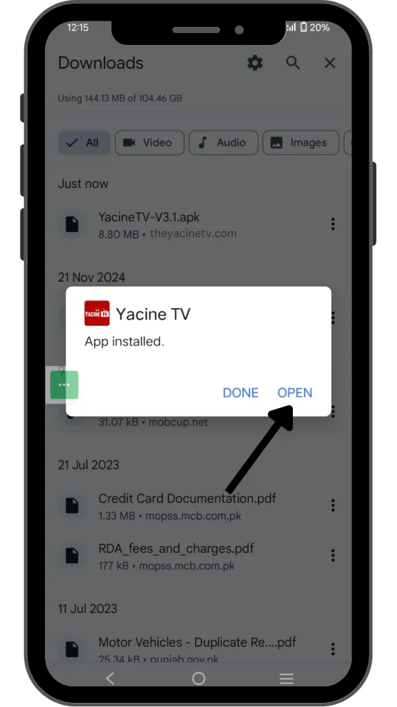 yacine tv app